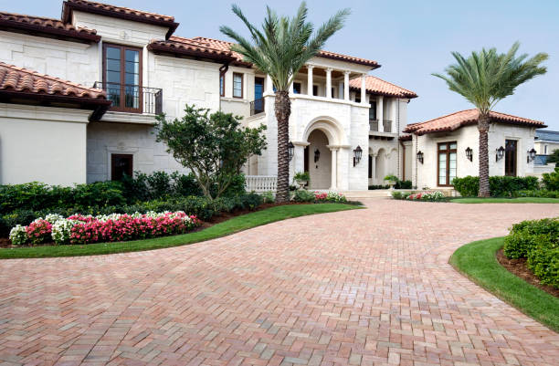 Residential Paver Driveway in Hornsby Bend, TX